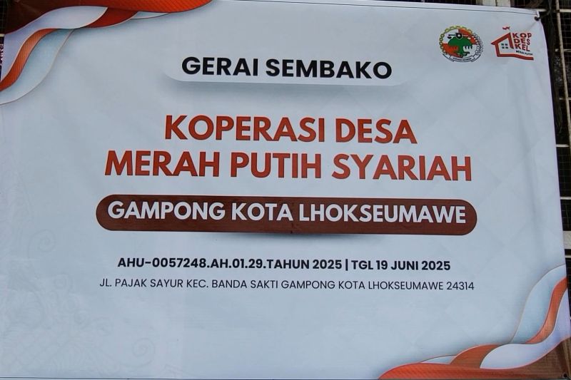 Enam Koperasi Merah Putih di Lhokseumawe mulai jalani ekonomi mandiri – ANTARA News
