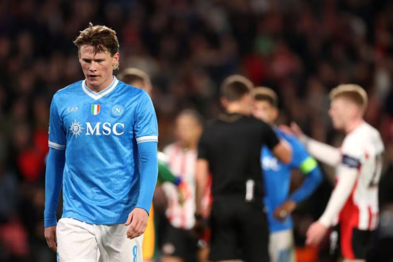 Napoli kalah telak dari PSV, Newcastle sumpal Benfica