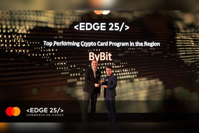 Bybit Card Raih Gelar “the Best Performing Crypto Card” dari Mastercard di Ajang EDGE 2025