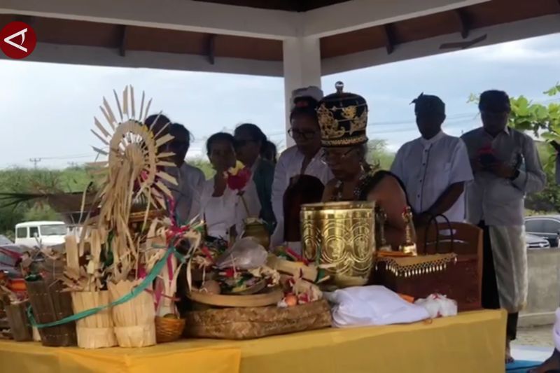 HUT Pura Agung Wana Kertha Jagatnatha, umat Hindu Palu ikuti “Melasti” – ANTARA News