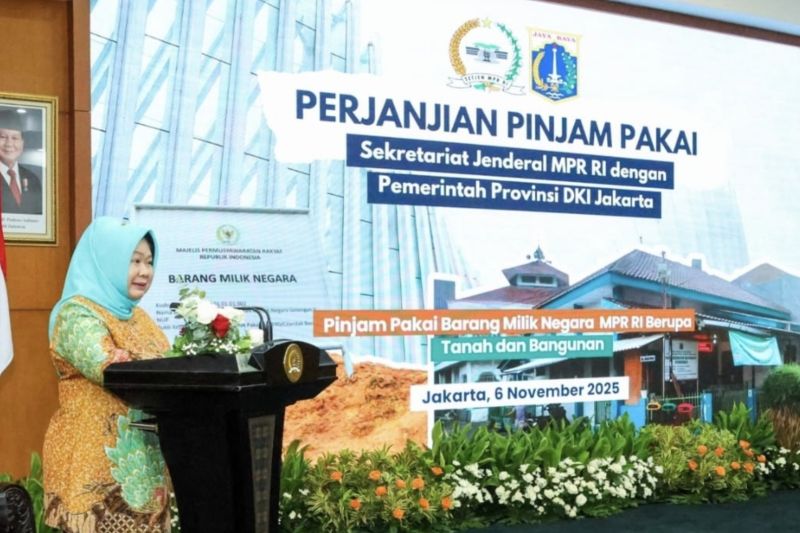MPR-Pemrov DKI teken perjanjian pinjam pakai barang milik negara