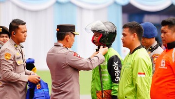 Kapolri Apresiasi Komunitas Ojol Jabar Sinergi Bantu Polri Jaga Harkamtibmas