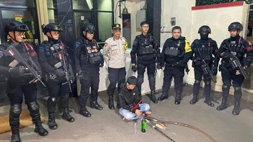 Brimob Polda Metro Gagalkan Aksi Tawuran saat Patroli, Jamin Kondusifitas