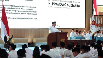 Prabowo Beri Taklimat ke Kader Gerindra: Kebijakan Harus Berpihak ke Rakyat