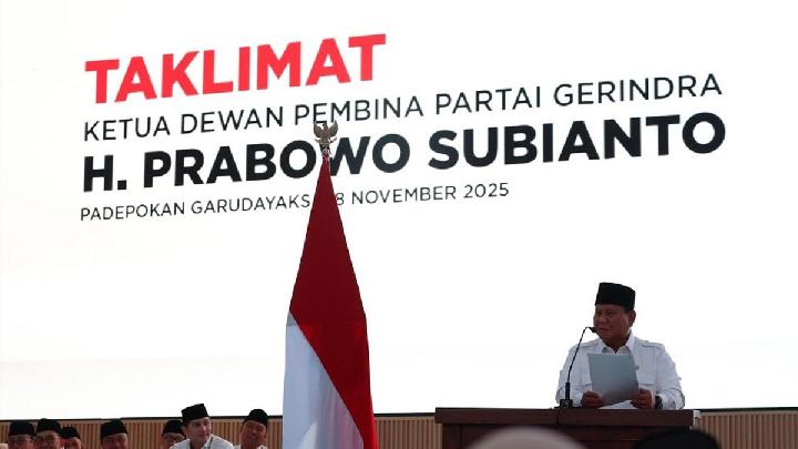 Prabowo Minta Kepala Daerah Gerindra Bikin Inventaris Lahan Sumber Daya Alam