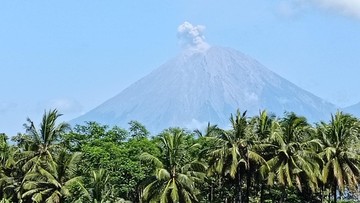 Gunung Semeru Kembali Erupsi Pagi Ini, Tinggi Letusan 800 Meter