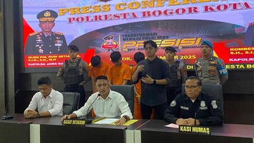 Total 10 Pelaku Tawuran Kelompok KKG Vs SJI di Kota Bogor Ditangkap