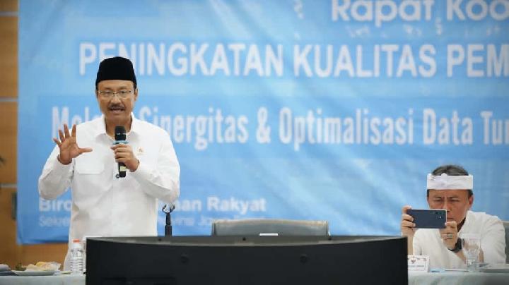 Mensos Ajak Pemda se Jawa Barat Perkuat Sinergi untuk Pemutakhiran DTSEN