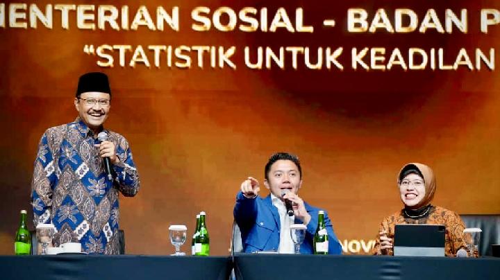 Letkol Tedy, Gus Ipul, dan Kepala BPS Hadiri Rakornas DTSEN