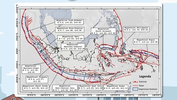 Peta Zona Gempa Megathrust Indonesia, Pahami Kesiapsiagaannya!