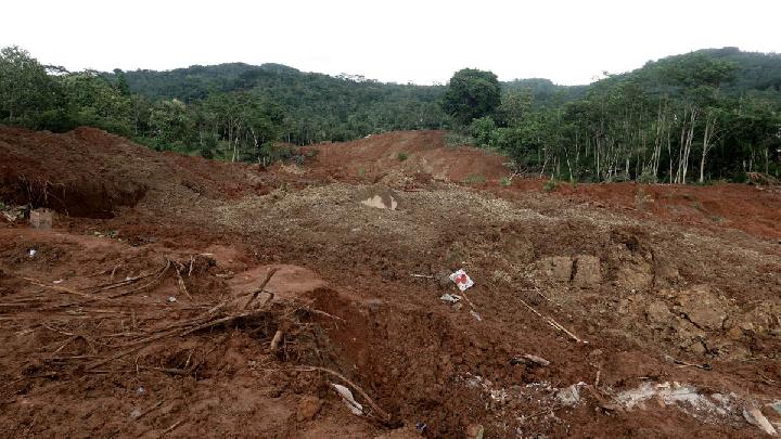 Luas Area Terdampak Longsor Cilacap Mencapai 6,5 Hektare