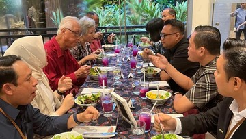 Makan Malam Bersama Mantan PM Singapura, Walkot Pekanbaru Bahas Pembangunan Kota