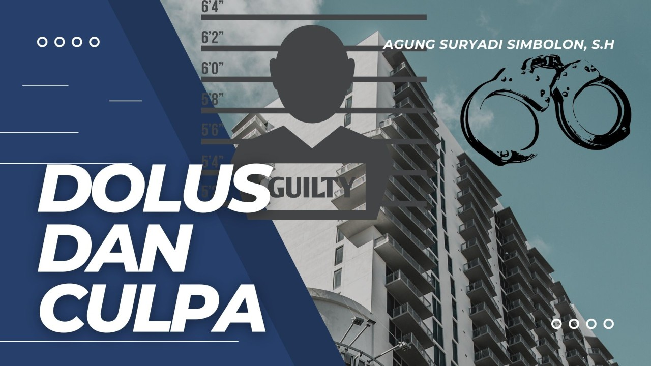 Dolus dan Culpa Pada Kasus Narkotika