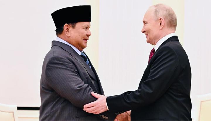 Putin Tawarkan Prabowo Bantuan Pengembangan Nuklir