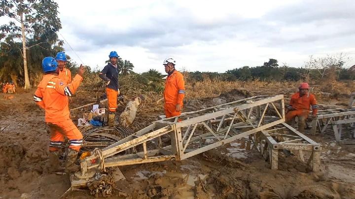 PLN Percepat Perbaikan Jalur Langsa-Pangkalan Brandan Demi Pulihkan Kelistrikan Aceh