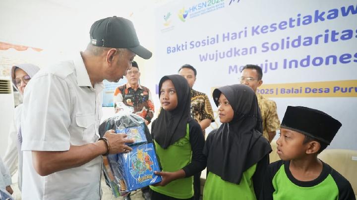 Wamensos Agus Jabo Hadiri Bakti Sosial Peringatan HKSN 2025 di Magelang