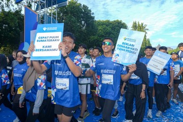 Run For Solidarity, Ribuan Peserta Doa Bersama-Galang Dana untuk Sumatera