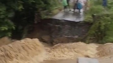 Jembatan di Tanah Laut Kalsel Putus Akibat Banjir, 1 Orang Tewas