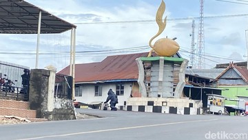 Ada Ransel Misterius di Tugu Tunas Kelapa Parepare, Gegana Dikerahkan