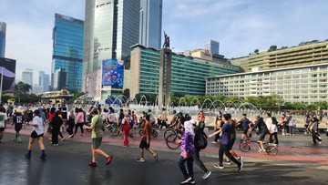 Warga Antusias CFD Awal 2026 di HI: Bakar Lemak Tahun Baru