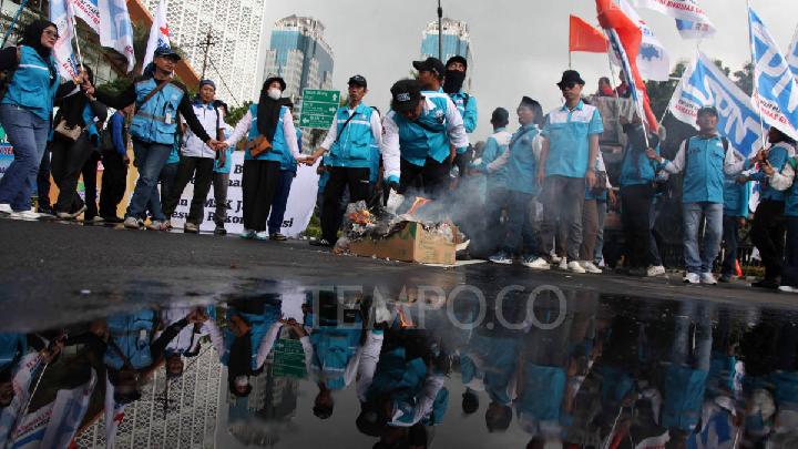 Koalisi Buruh akan Kembali Demo Protes UMP 2026 ke DPR