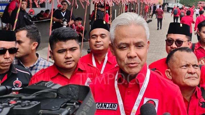 Ganjar: Rakernas PDIP akan Bahas Kebebasan Berekspresi