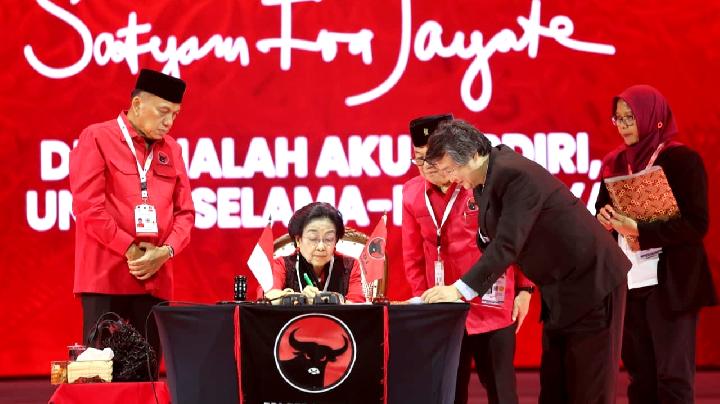 Ketum PDIP Resmikan Pendirian Kantor Megawati Institute di Rakernas 2026