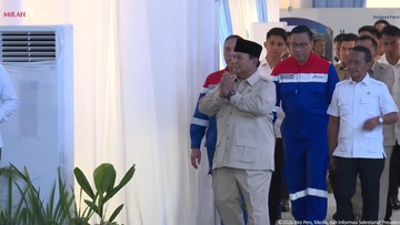 Prabowo Tiba di Balikpapan, Akan Resmikan Proyek Kilang Raksasa Pertamina