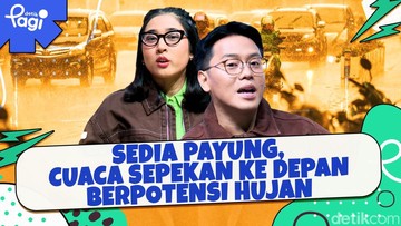 Sedia Payung, Cuaca Sepekan ke Depan Berpotensi Hujan