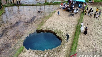 Ramai di Sumbar, BRIN Jelaskan Kualitas Air Sinkhole Harus Diuji Dulu