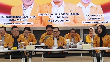Adies Kadir Umumkan Susunan Pengurus MKGR 2025-2030, Total 250 Orang