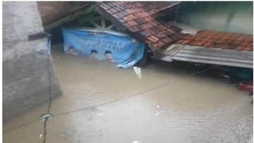 Sejumlah Desa di Kabupaten Bekasi Banjir, Ketinggian Air Capai 1,5 Meter