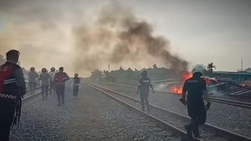 Gerebek Barak Narkoba di Deli Serdang, Polisi Diserang Senapan Angin