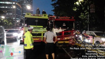 Evakuasi Truk di Casablanca Belum Rampung, Lalin Cuma Bisa Dilalui 1 Lajur