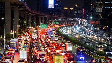 Banjir Jakarta-Jam Pulang Kantor, 3 Ruas Jalan Ini Macet Parah