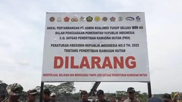 Satgas PKH Kuasai Kembali 1.699 Hektare Lahan Tambang di Kalteng