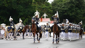 paspampres-gelar-serah-terima-kawal-istana-merdeka-setiap-minggu-pagi