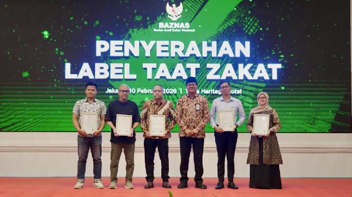 PNM Terima Sertifikat Label Taat Zakat dari Baznas