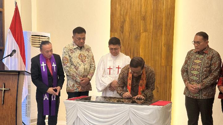 Resmikan Gedung KGPM, Pramono Tegaskan Komitmen Jakarta Perkuat Toleransi Beragama