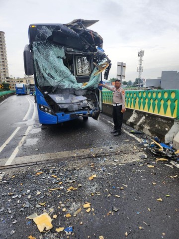 TransJ Tanggung Biaya Pengobatan 23 Korban Tabrakan Bus di Jalur 'Langit'
