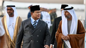 Prabowo Tiba di Abu Dhabi, Bakal Bertemu Presiden MBZ