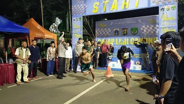 Jaga Kondusifitas Ramadan, Polisi Fasilitasi Balap Lari di Cakung