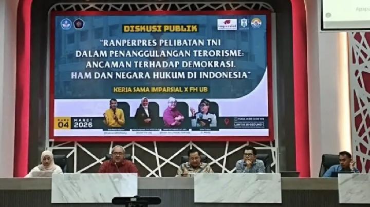 Akademisi dan Imparsial Ingatkan Risiko HAM dalam RanPerpres Pelibatan TNI