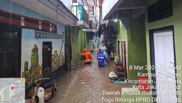Titik Banjir di Jakarta Bertambah Jadi 148 RT, Tinggi Air Capai 150 Cm