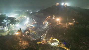 Polisi Perkirakan Ada 10 Korban Tertimbun Longsor Sampah Bantargebang