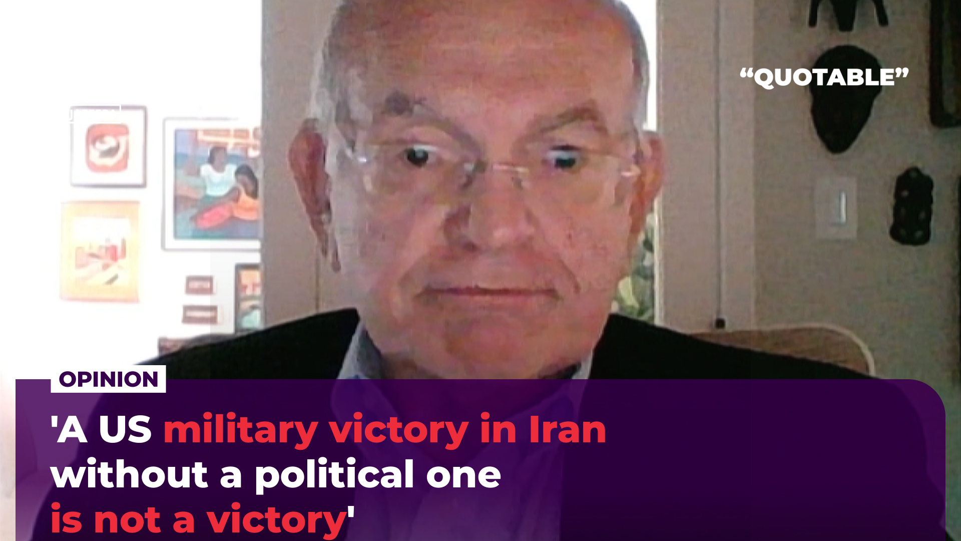 'Kemenangan militer AS di Iran tanpa kemenangan politik bukanlah sebuah kemenangan'