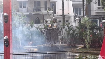 Patung Fatmawati Hamil Guntur Soekarnputra Jadi Ikon Taman Bendera Pusaka