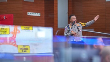 ETLE Drone Patrol Presisi Pantau Tol Cikampek di H2 Operasi Ketupat, Lalin Ramai Lancar