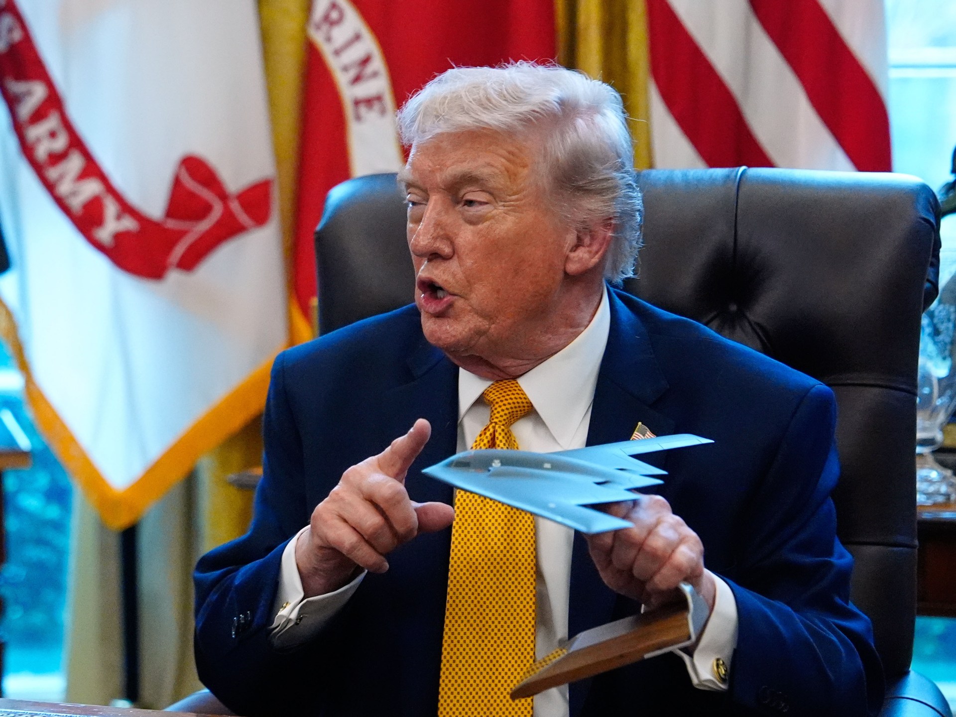 Trump mengklaim serangan terhadap Iran mencegah perang nuklir