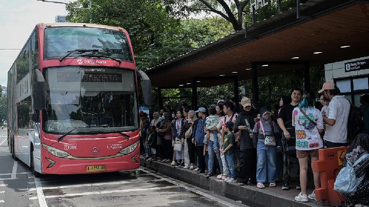 Transportasi Publik Jakarta Gratis Dua Hari saat Lebaran